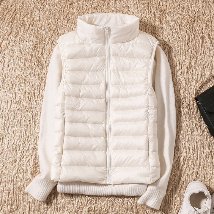 Saphire | Gilet elegante in piuma