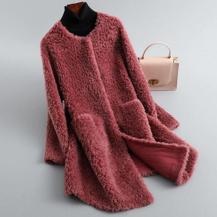 Tahliaa | Cappotto Teddy Caldo e Morbido con Tasche