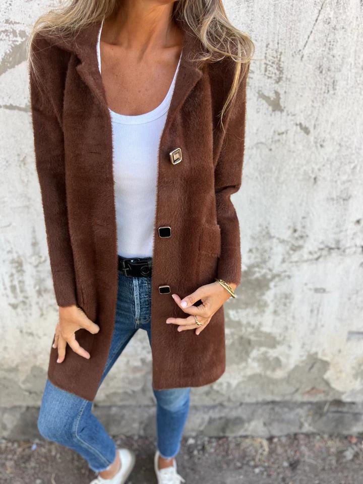 Marce | Cappotto Elegante a Maglia Grossa