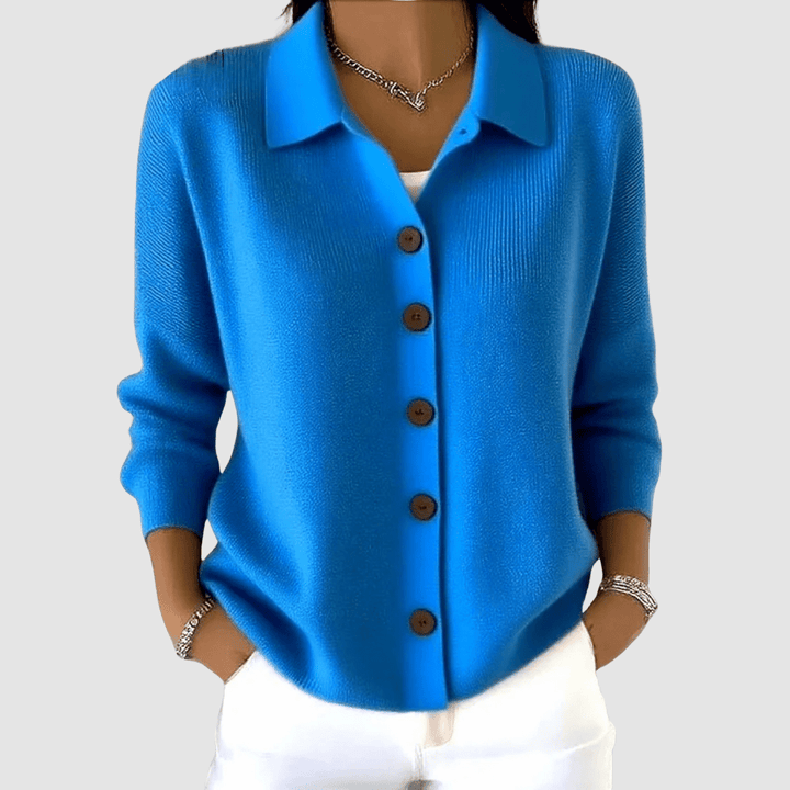 Joanna | Cardigan in Maglia con Bottoni