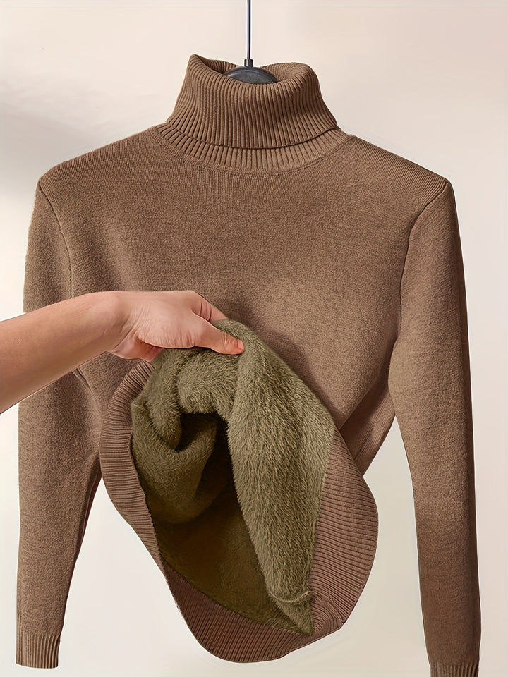 Zella | Maglione Morbido a Collo Alto