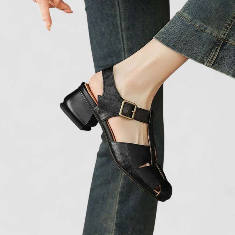 AMELIA | SCARPE ORTOPEDICHE MARY JANE IN VERA PELLE