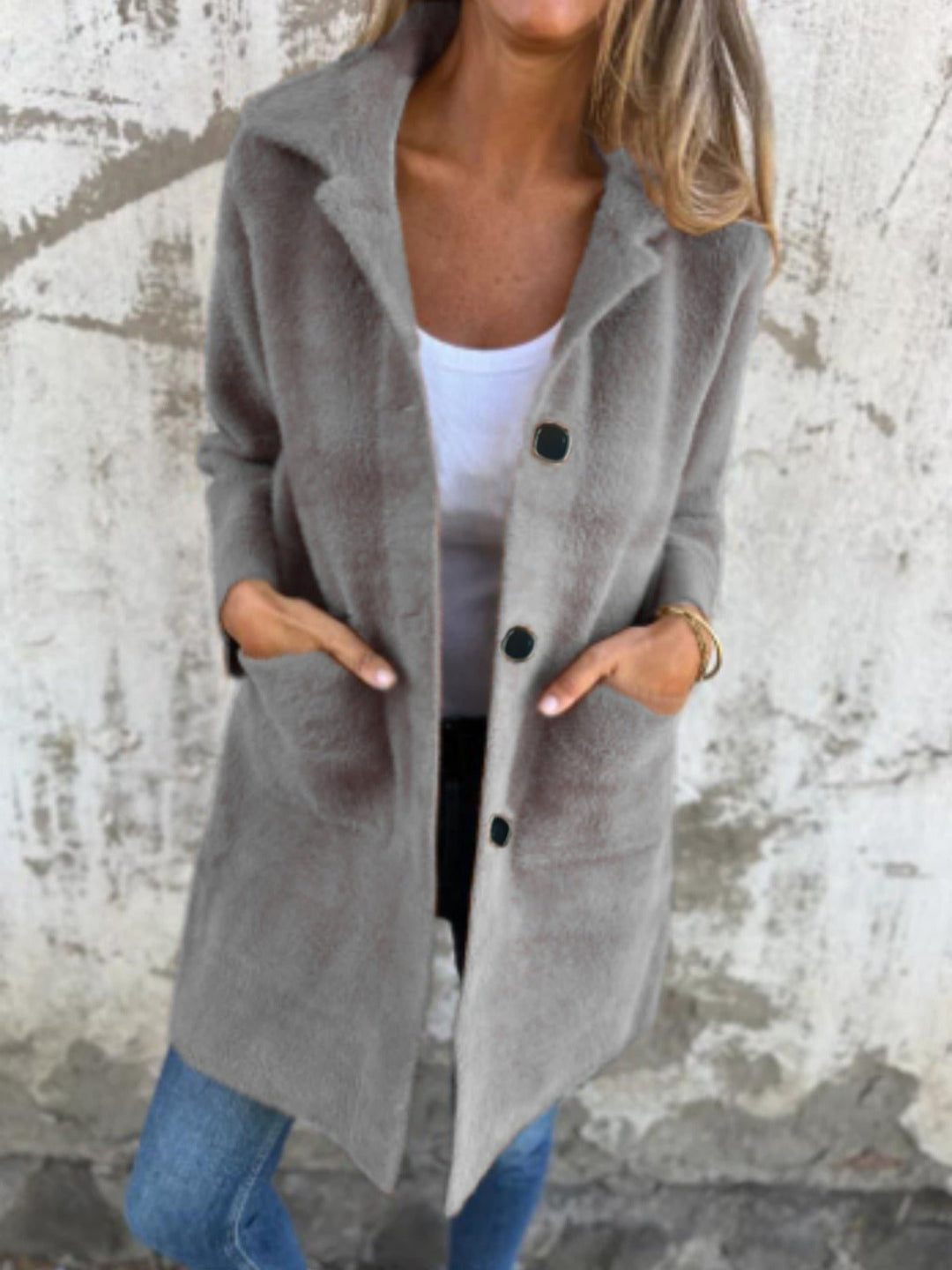 Marce | Cappotto Elegante a Maglia Grossa
