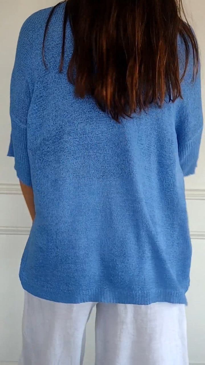 Anna | Top chic in maglia